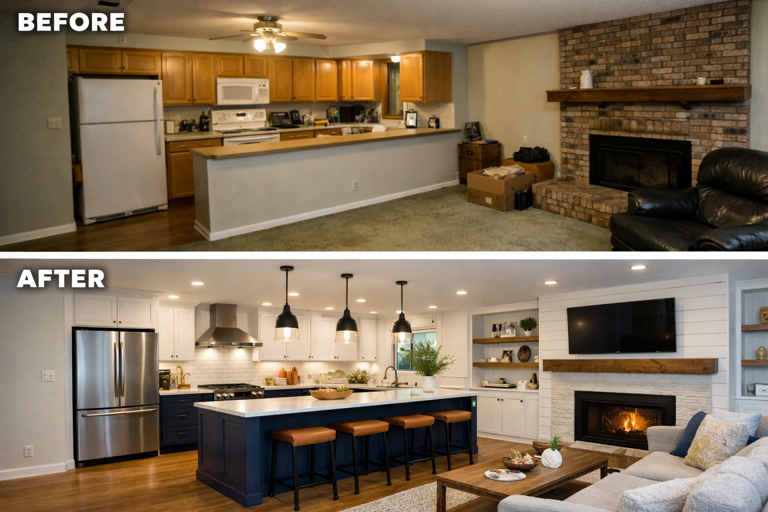 Home Renovation Project in Progress